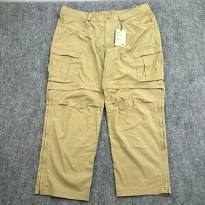 REI Co-op Pants Mens‎ 44x30 (Fit 43x29) Sahara Convertible 2.0 Burlap Hiking NEW